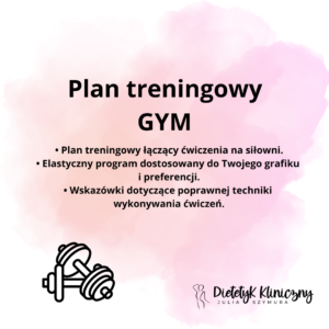 Indywidualny plan treningowy - GYM