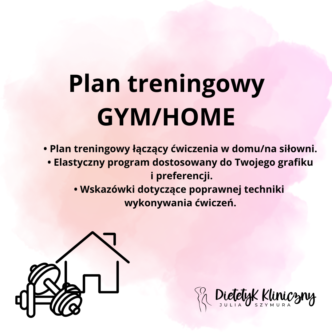 Indywidualny plan treningowy - GYM/HOME