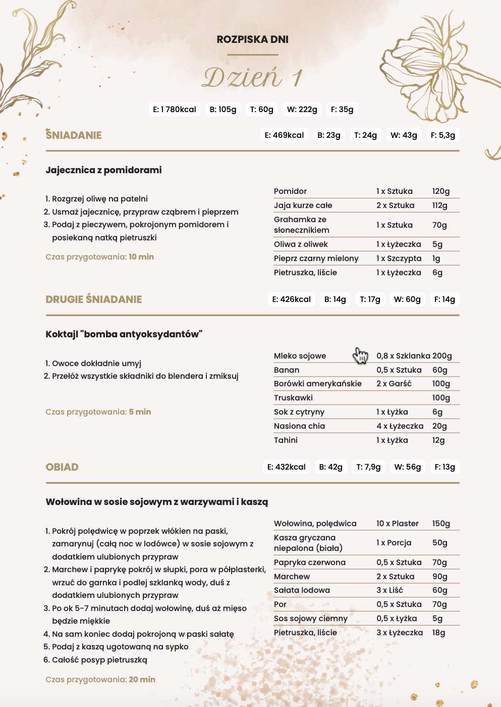 Koktajle na podwyższenie poziomu ferrytyny + dieta na podwyższenie żelaza - obrazek 5
